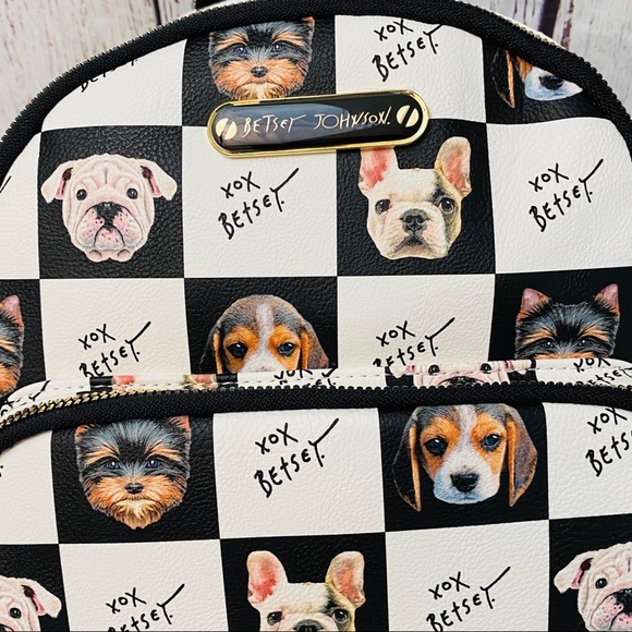 Betsey Johnson Bags Betsey Johnson Kitsch Backpack Dogs Poshmark